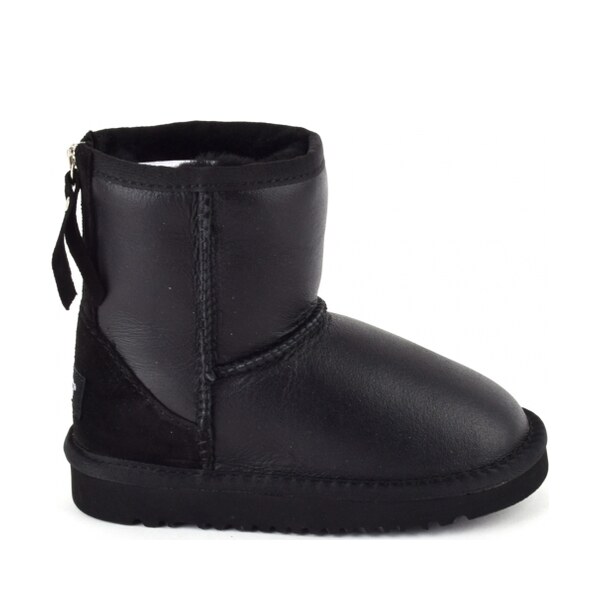 UGG Kid's Zip Metallic Black
