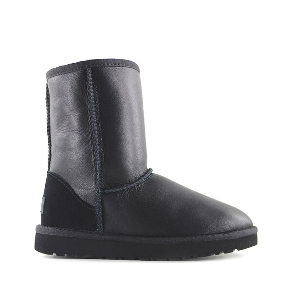 UGG Women's Classic Short Metallic Black