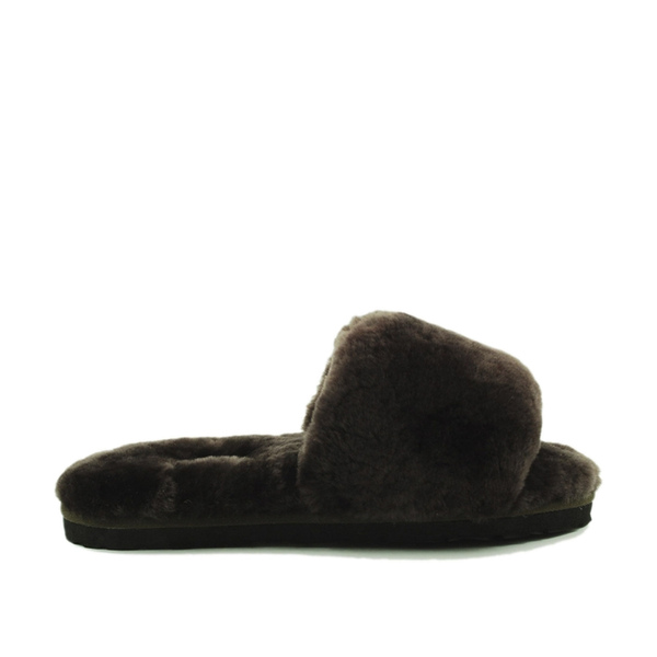 UGG Women's Fluff Slide Slippers Chocolate