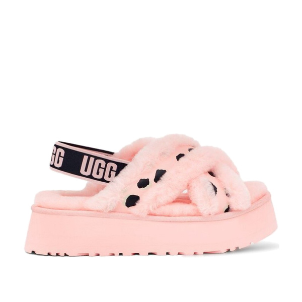 UGG Women's Disco Cross Slide Animalia - Pink Scallop