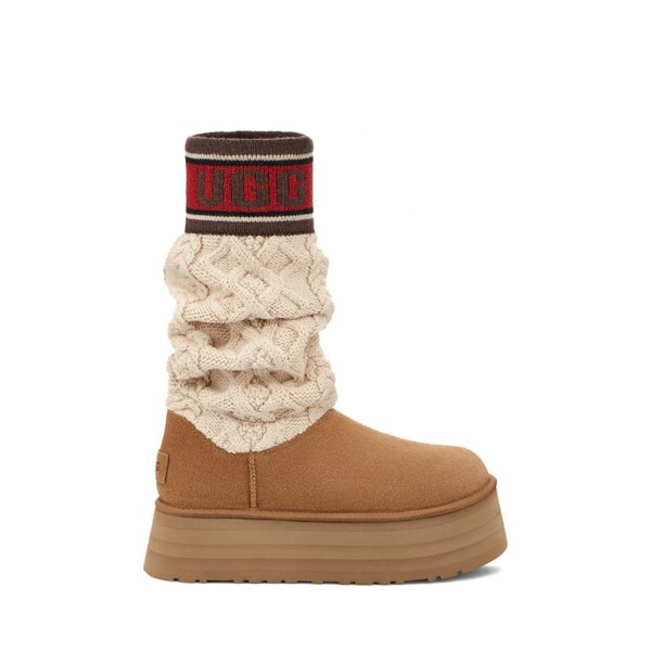 UGG Women's Sweater Letter Chestnut