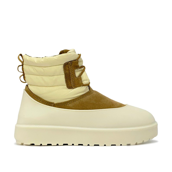 UGG Men's CLASSIC MINI MEN LACE-UP WEATHER - Chestnut - Whitecap Grey
