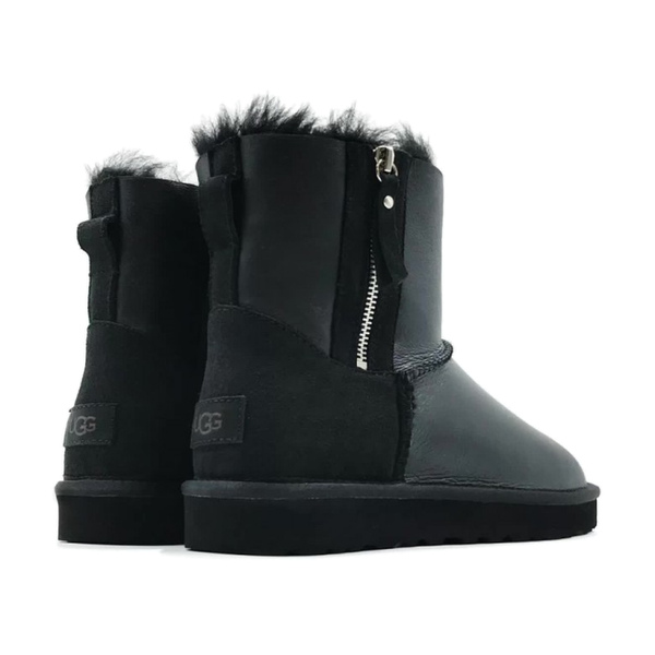 UGG Men's Classic Mini Metallic Double Zip Black