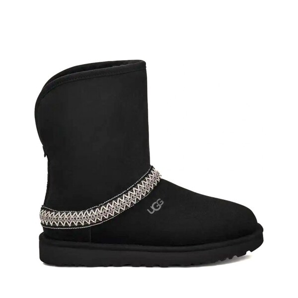 UGG Women's Classic Short Crescent - Black