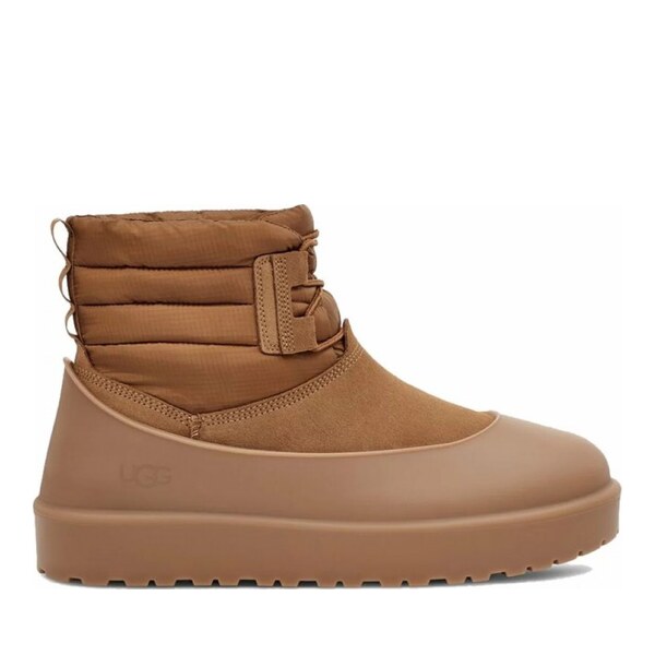 UGG Women's CLASSIC MINI LACE-UP WEATHER - Chestnut