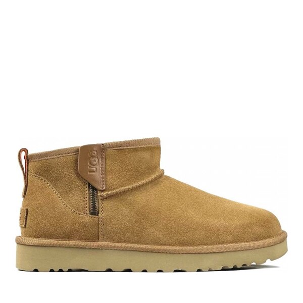 UGG Men's Ultra Mini Zip Boot - Chestnut / Orange Soda