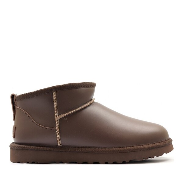 UGG Women's Classic Ultra Mini LTHR Regen - Ironwood
