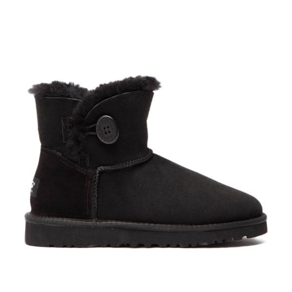 UGG Women's Mini Bailey Button II Black