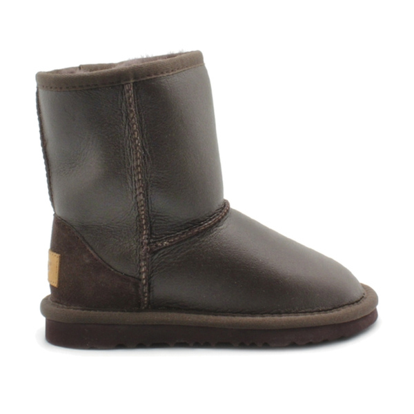 UGG Kid's Classic Shot Metallic Chocolate