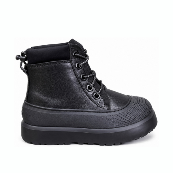 UGG Kids Neumel Hybrid Black Leather
