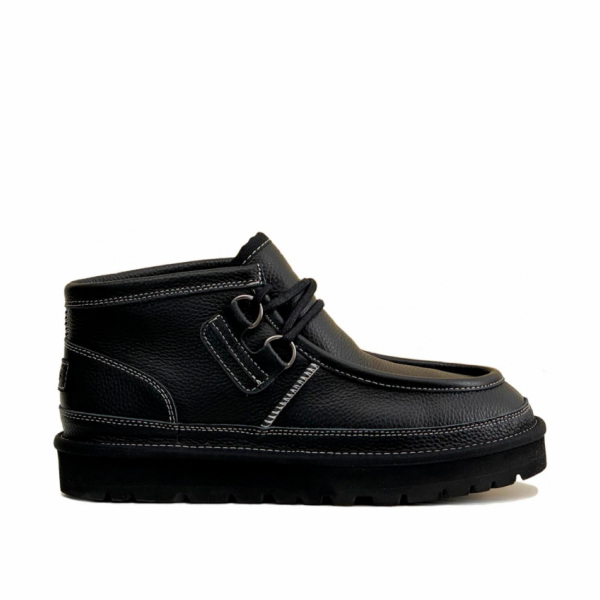 UGG Men's Hayden Moc Chukka Leather Black