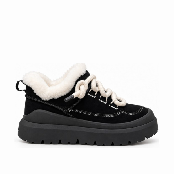UGG Men's Heritage Utility Trainer Suede - Black