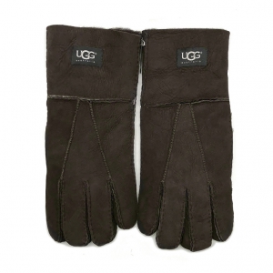UGG Men's Gloves Tenney Pelage Brown