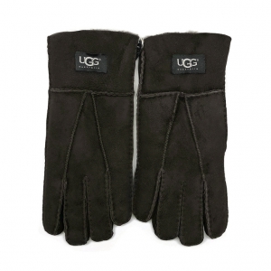 UGG Men's Gloves Tenney Pelage Chocolate