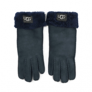 UGG Women's Classic Gloves Suede Navy