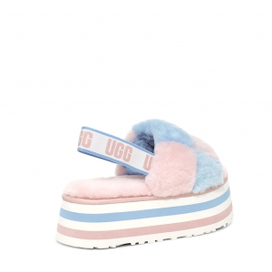 UGG Disco Slide Pride Pink Blue