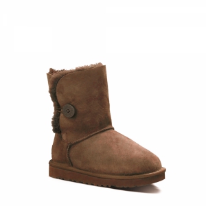 UGG Kids Bailey Button Chocolate