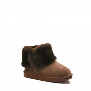 UGG Kids Bailey Button Chocolate