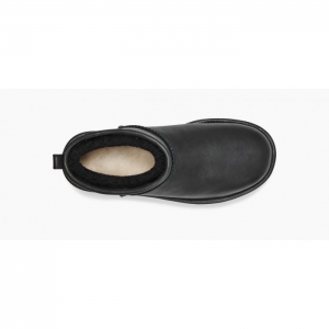 UGG Ultra Mini Platform Boot - Black Leather