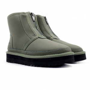 UGG Neumel Platform ZIP Boot ULTRA MATTE SEAWEED