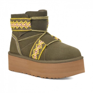 UGG Mini II Braid Platform - Burnt Olive