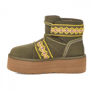 UGG Mini II Braid Platform - Burnt Olive