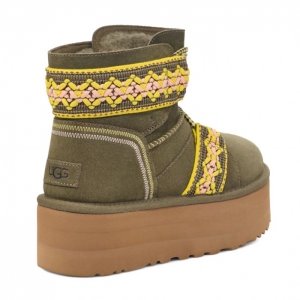 UGG Mini II Braid Platform - Burnt Olive