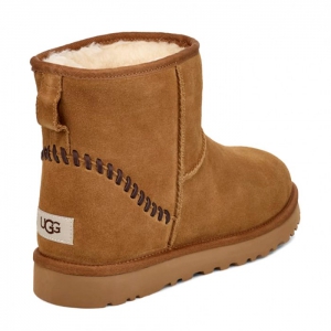 UGG Classic Mini Deco Suede Boot - Chestnut