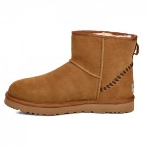 UGG Classic Mini Deco Suede Boot - Chestnut