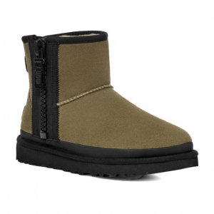 UGG Mini Zipper Tape Logo - Burnt Olive