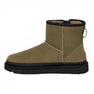 UGG Mini Zipper Tape Logo - Burnt Olive