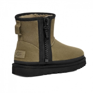 UGG Mini Zipper Tape Logo - Burnt Olive