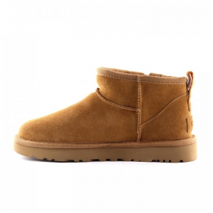 UGG Classic Ultra Mini Zip Boot - Chestnut