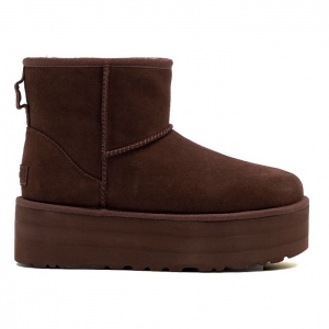 UGG Women's Mini Platform Boot - Burnt Cedar