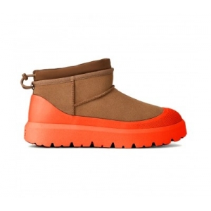 UGG Women's Ultra Mini Weather Hybrid - Chestnut / Orange