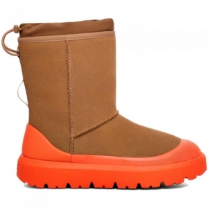 UGG Men's Classic Short Weather Hybrid - Chestnut / Orange