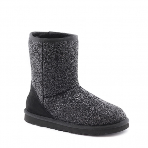 UGG Classic Short StarDust Black