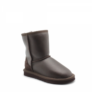 UGG Kids Classic Shot Metallic Chocolate